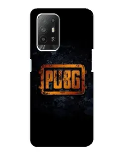 Чохол для OPPO F19 Pro Plus 5G з картинкою «PUBG — золотий логотип»