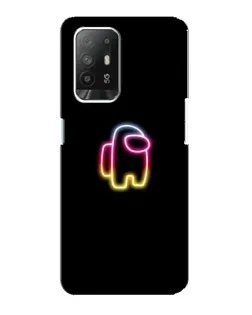 Чехол для OPPO F19 Pro Plus 5G с картинкой «Among Us градиент» Чехол для OPPO F19 Pro Plus 5G с картинкой «Among Us градиент»