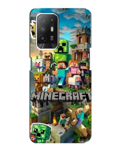 Чехол для OPPO F19 Pro Plus 5G с картинкой «Замок Minecraft» Чехол для OPPO F19 Pro Plus 5G с картинкой «Замок Minecraft»