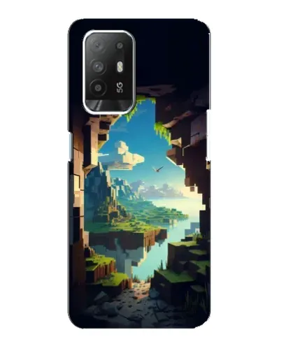 Чехол для OPPO F19 Pro Plus 5G с картинкой «Вид из пещеры» Чехол для OPPO F19 Pro Plus 5G с картинкой «Вид из пещеры»