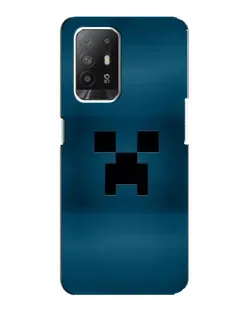 Чехол для OPPO F19 Pro Plus 5G с картинкой «Крипер текстура» Чехол для OPPO F19 Pro Plus 5G с картинкой «Крипер текстура»
