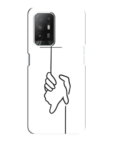 Чехол для OPPO F19 Pro Plus 5G с картинкой «Рука держит»