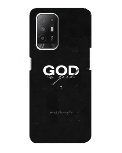 Чехол для OPPO F19 Pro Plus 5G с картинкой «GOD — Бог над всем»