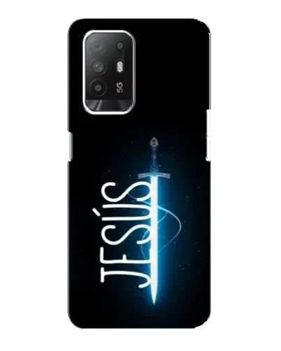 Чехол для OPPO F19 Pro Plus 5G с картинкой «Меч Духа Jesus»
