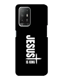 Чехол для OPPO F19 Pro Plus 5G с картинкой «Вертикаль веры Jesus»