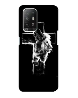 Чехол для OPPO F19 Pro Plus 5G с картинкой «Сияющий крест Jesus»