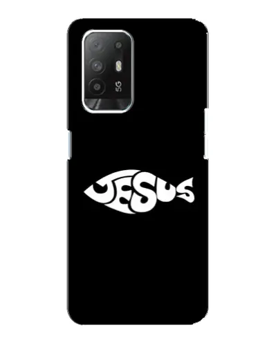 Чехол для OPPO F19 Pro Plus 5G с картинкой «Рыба Jesus» Чехол для OPPO F19 Pro Plus 5G с картинкой «Рыба Jesus»