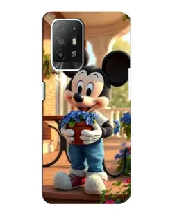 Чохол для OPPO F19 Pro Plus 5G з картинкою «Міккі садівник»