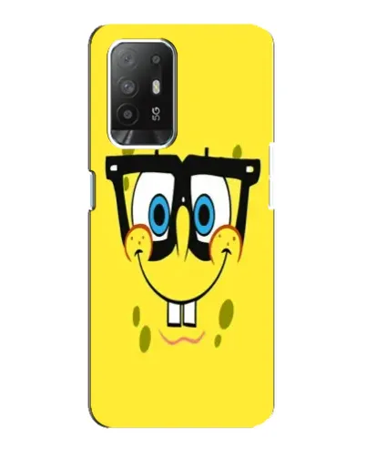 Чехол для OPPO F19 Pro Plus 5G с картинкой «Минималистичный Спанч Боб» Чехол для OPPO F19 Pro Plus 5G с картинкой «Минималистичный Спанч Боб»