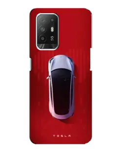 Чехол для OPPO F19 Pro Plus 5G с картинкой «Tesla Top View» Чехол для OPPO F19 Pro Plus 5G с картинкой «Tesla Top View»