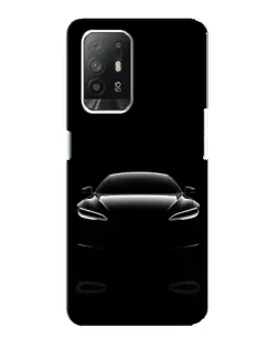 Чехол для OPPO F19 Pro Plus 5G с картинкой «Силуэт Tesla Night» Чехол для OPPO F19 Pro Plus 5G с картинкой «Силуэт Tesla Night»
