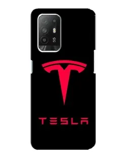 Чехол для OPPO F19 Pro Plus 5G с картинкой «Tesla Red Logo» Чехол для OPPO F19 Pro Plus 5G с картинкой «Tesla Red Logo»