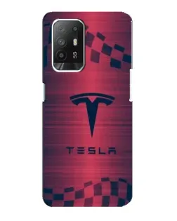 Чехол для OPPO F19 Pro Plus 5G с картинкой «Тесла красный карбон» Чехол для OPPO F19 Pro Plus 5G с картинкой «Тесла красный карбон»