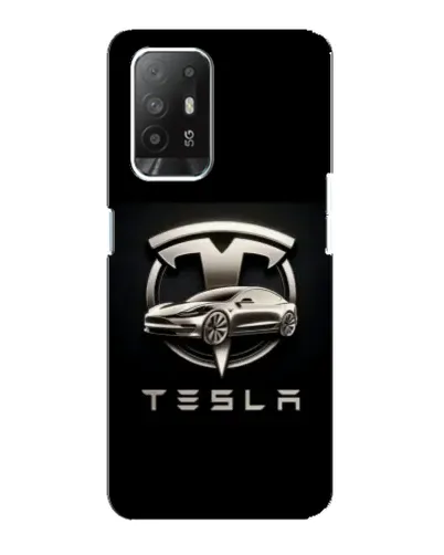 Чехол для OPPO F19 Pro Plus 5G с картинкой «Tesla — серебристое авто» Чехол для OPPO F19 Pro Plus 5G с картинкой «Tesla — серебристое авто»