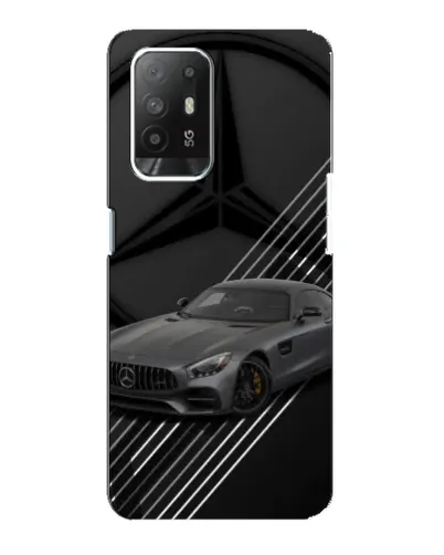 Чехол для OPPO F19 Pro Plus 5G с картинкой «Mercedes AMG — графика»