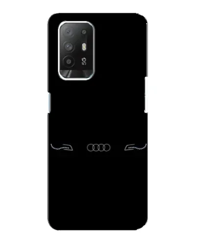 Чехол для OPPO F19 Pro Plus 5G с картинкой «Audi — световой подпись»