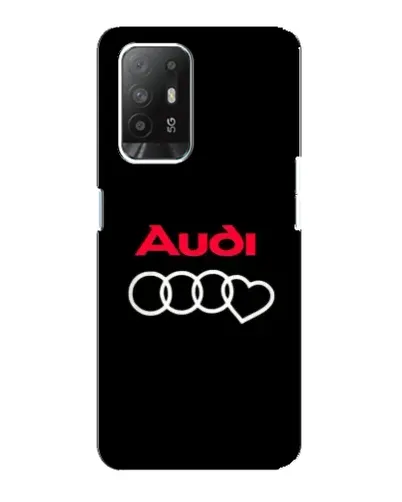 Чехол для OPPO F19 Pro Plus 5G с картинкой «Логотип Audi Heart»