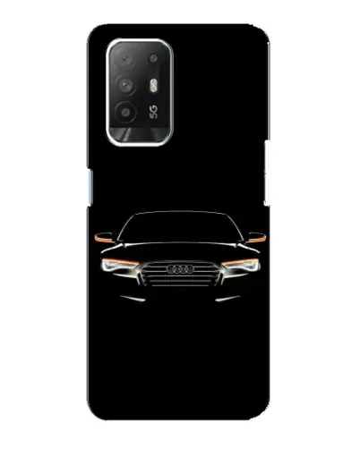 Чехол для OPPO F19 Pro Plus 5G с картинкой «Audi — ночной контур»