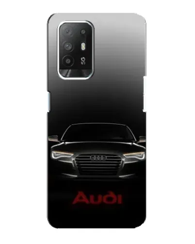 Чехол для OPPO F19 Pro Plus 5G с картинкой «Audi — градиентный контур»