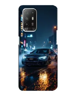 Чохол для OPPO F19 Pro Plus 5G з картинкою «Нічне місто та Audi»