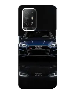 Чохол для OPPO F19 Pro Plus 5G з картинкою «Audi — нічне відображення»