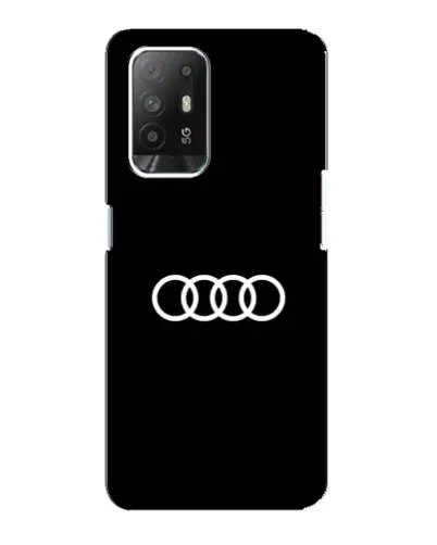 Чехол для OPPO F19 Pro Plus 5G с картинкой «Audi White Logo»
