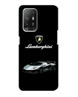Чехол для OPPO F19 Pro Plus 5G с картинкой «Логотип Lamborghini классика»