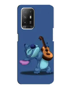 Чохол для OPPO F19 Pro Plus 5G з картинкою «Стіч з укулеле»