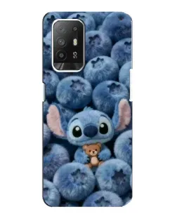Чохол для OPPO F19 Pro Plus 5G з картинкою «Стіч та лохина»