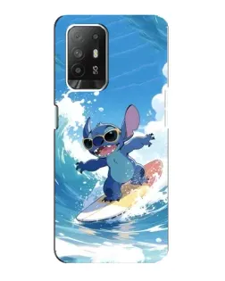 Чохол для OPPO F19 Pro Plus 5G з картинкою «Стіч на хвилі»