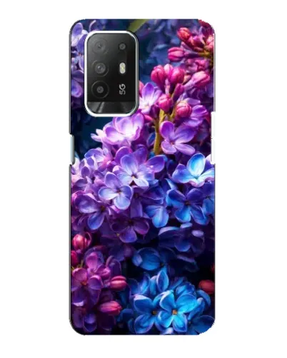 Чехол для OPPO F19 Pro Plus 5G с картинкой «Сиреневый цвет»