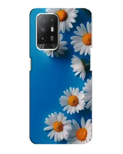 Чехол для OPPO F19 Pro Plus 5G с картинкой «Белоснежные маргаритки»