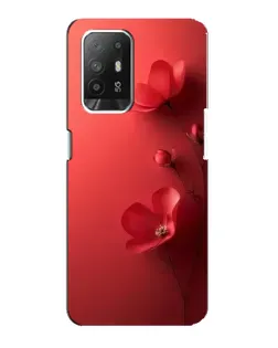 Чехол для OPPO F19 Pro Plus 5G с картинкой «Маковые соцветия»
