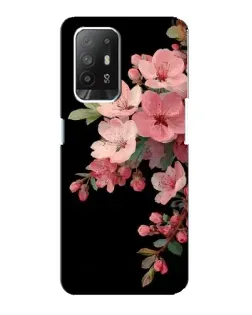 Чехол для OPPO F19 Pro Plus 5G с картинкой «Розовая ветка сакуры»