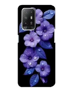 Чохол для OPPO F19 Pro Plus 5G з картинкою «Фіолетові квіти з росою» Чохол для OPPO F19 Pro Plus 5G з картинкою «Фіолетові квіти з росою»