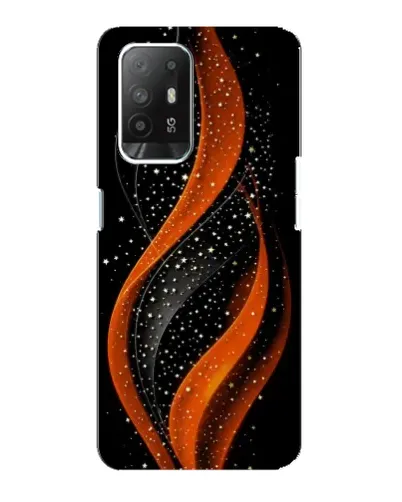 Чехол для OPPO F19 Pro Plus 5G с картинкой «Огненная звездная волна»