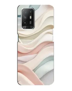 Чехол для OPPO F19 Pro Plus 5G с картинкой «Пастельные нежные волны»