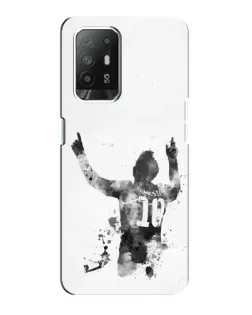 Чохол для OPPO F19 Pro Plus 5G з картинкою «Чорно-білий силует Мессі» Чохол для OPPO F19 Pro Plus 5G з картинкою «Чорно-білий силует Мессі»