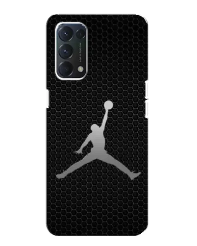 Чехол для OPPO F19 с картинкой «Jordan Dark Carbon»