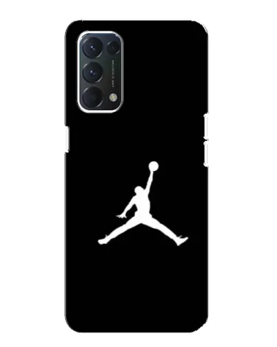Чехол для OPPO F19 с картинкой «Jordan Silhouette»