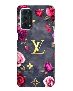 Чехол для OPPO F19 с картинкой «Цветочный Louis Vuitton» Чехол для OPPO F19 с картинкой «Цветочный Louis Vuitton»