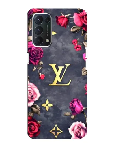 Чехол для OPPO F19 с картинкой «Цветочный Louis Vuitton» Чехол для OPPO F19 с картинкой «Цветочный Louis Vuitton»