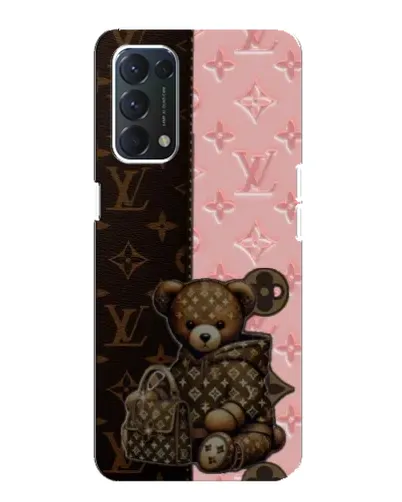 Чехол для OPPO F19 с картинкой «Мишка в стиле LV» Чехол для OPPO F19 с картинкой «Мишка в стиле LV»
