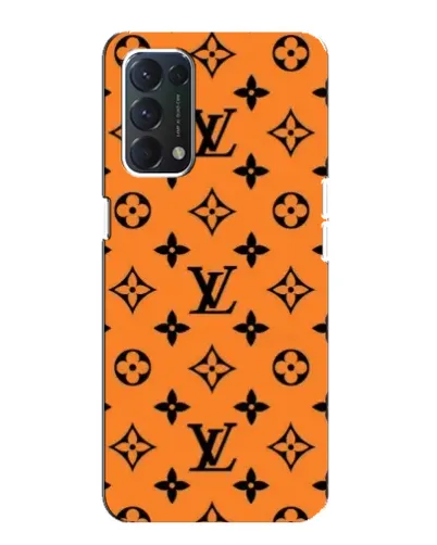 Чехол для OPPO F19 с картинкой «Оранжевый стиль LV» Чехол для OPPO F19 с картинкой «Оранжевый стиль LV»