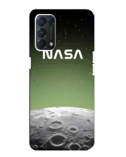 Чехол для OPPO F19 с картинкой «NASA — лунный градиент» Чехол для OPPO F19 с картинкой «NASA — лунный градиент»