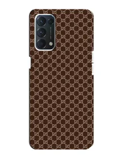 Чехол для OPPO F19 с картинкой «Gucci — шоколадная сетка» Чехол для OPPO F19 с картинкой «Gucci — шоколадная сетка»