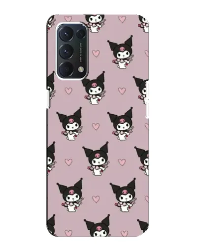 Чехол для OPPO F19 с картинкой «Kuromi — ночной сон»