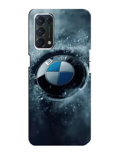 Чехол для OPPO F19 с картинкой «Логотип BMW — лед» Чехол для OPPO F19 с картинкой «Логотип BMW — лед»