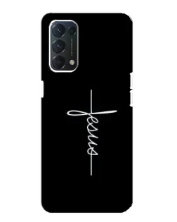 Чехол для OPPO F19 с картинкой «Тонкая линия веры»