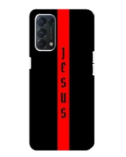 Чехол для OPPO F19 с картинкой «Красная линия веры»